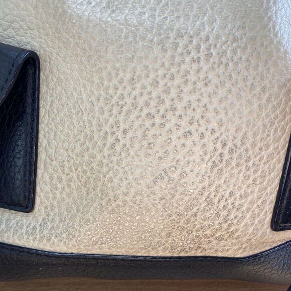 Kate Spade Carmen Southport Avenue Buttermilk Cream Black Satchel Purse - Picture 6 of 15